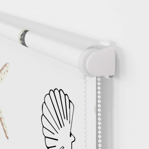 ROLETA PRYSZNICOWA Z KASETĄ 150X240CM SZEROKOŚĆ TKANINY 146CM