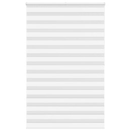 ROLETA ZEBRA BIAŁA SZEROKOŚĆ TKANINY 135,9CM POLIESTER