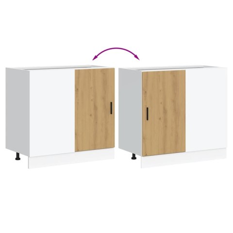 SZAFKA KUCHENNA DOLNA "LYON" Z DREWNA LITEGO DĄB ARTISAN