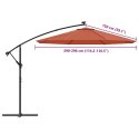 ZAMIENNE POKRYCIE PARASOLA OGRODOWEGO TERAKOTA 8 ŻEBER 300CM