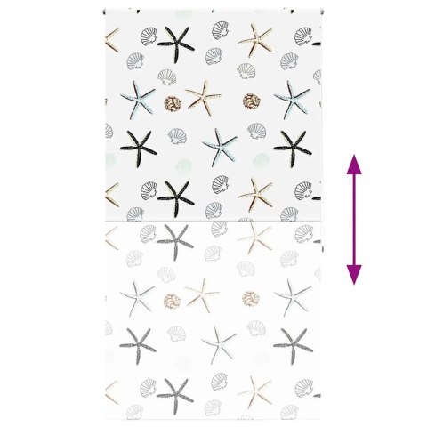 ROLETA PRYSZNICOWA 140X240CM SZEROKOŚĆ TKANINY 136CM