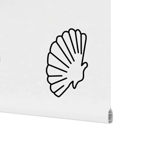 ROLETA PRYSZNICOWA 140X240CM SZEROKOŚĆ TKANINY 136CM