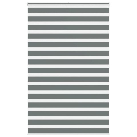 ROLETA ZEBRA CIEMNOSZARA SZEROKOŚĆ TKANINY 140,9CM POLIESTER