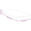 VidaXL Materace Biały, Szary 90 x 190 cm