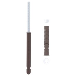 UCHWYT DO PÓŁEK PŁYWAJĄCYCH 12 PCS BRĄZOWY Ø10X 170MM STAL