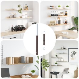 UCHWYT DO PÓŁEK PŁYWAJĄCYCH 12 PCS BRĄZOWY Ø12X 190MM STAL