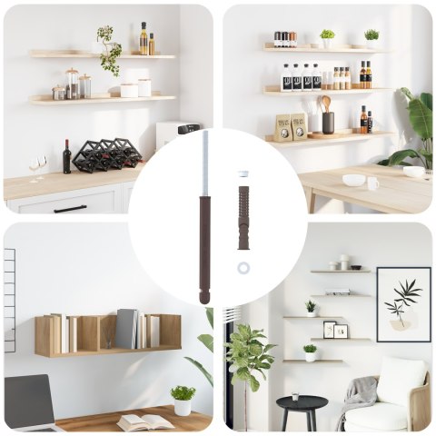 UCHWYT DO PÓŁEK PŁYWAJĄCYCH 12 PCS BRĄZOWY Ø12X 190MM STAL