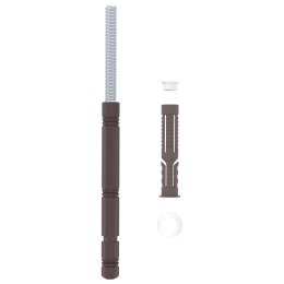 UCHWYT DO PÓŁEK PŁYWAJĄCYCH 12 PCS BRĄZOWY Ø14X 210MM STAL