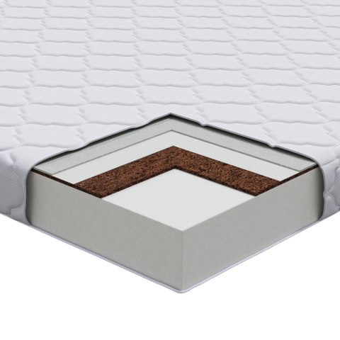 MATERACE BIAŁY 200X 100CM 100% MATERIAŁ POLIESTROWY