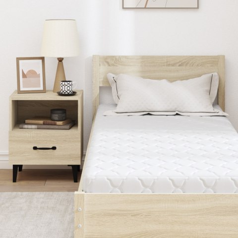 VidaXL Materace Biały 200 x 80 cm 100% materiał poliestrowy