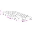 VidaXL Materace Biały 200 x 80 cm 100% materiał poliestrowy