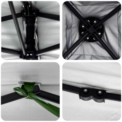 NAMIOT OCHRONNY ZIELONY 200X200CM TKANINA OXFORD