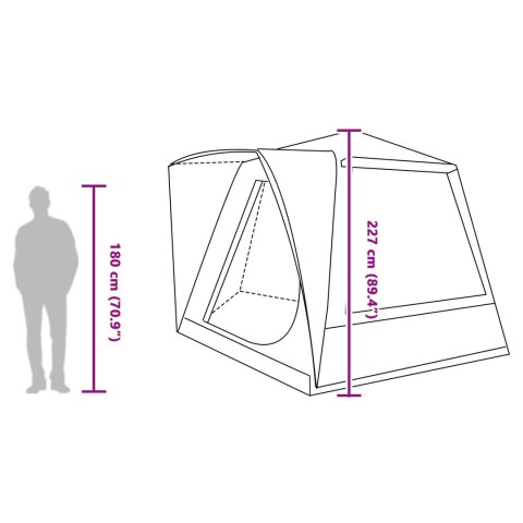 NAMIOT ZIELONY DUŻY TKANINA POLIESTROWA