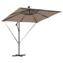 PARASOL BANANA NA WYSIĘGNIKU CIEMNOSZARY 249X249X250CM