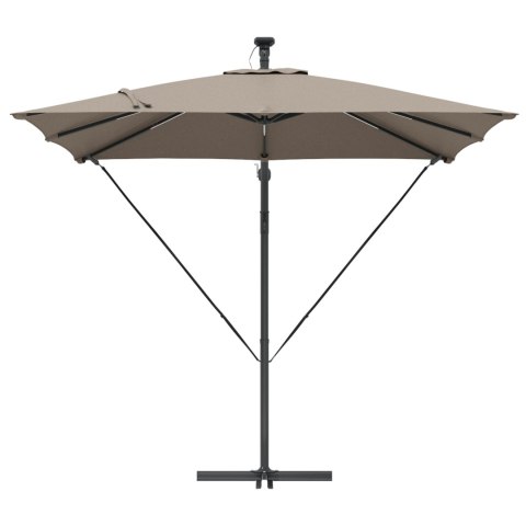 PARASOL BANANA NA WYSIĘGNIKU CIEMNOSZARY 249X249X250CM