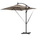 PARASOL BANANA NA WYSIĘGNIKU CIEMNOSZARY 249X249X250CM