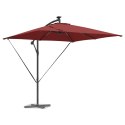 VidaXL Parasol banana na wysięgniku terakota 249 x 249 x 250 cm
