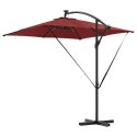 VidaXL Parasol banana na wysięgniku terakota 249 x 249 x 250 cm