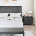 VidaXL Podkłady na materac Biały 140 x 190 cm Poliester bez kleju