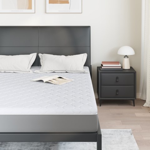 VidaXL Podkłady na materac Biały 140 x 190 cm Poliester bez kleju