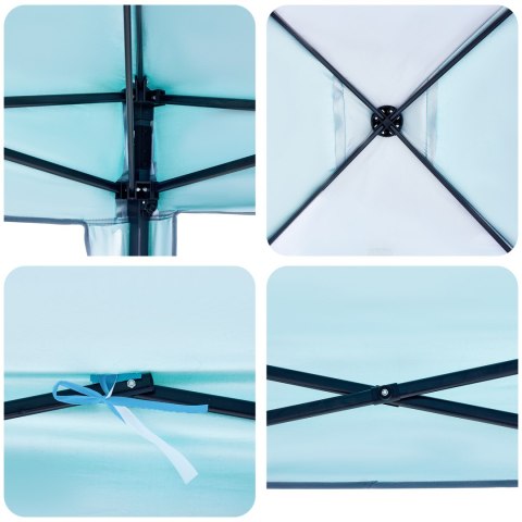 NAMIOT OCHRONNY NIEBIESKI 300X300X227 / 236 / 245CM