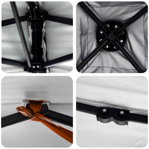 NAMIOT OCHRONNY POMARAŃCZOWY 400X400X227 / 236 / 245CM