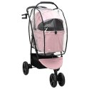 SKŁADANY WÓZEK DLA ZWIERZĄT Z REGULACJĄ RÓŻOWY 78X54X101CM