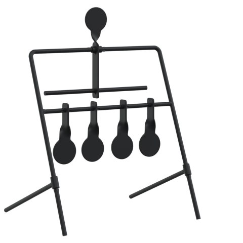 CEL DO STRZELANIA CZARNY 40X 34X 53CM STAL