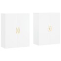 SZAFKI WISZĄCE BIAŁE 2 SZT. 69,5X34X90CM