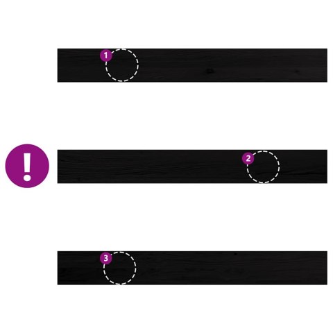 VidaXL Parapety 2 szt., ciemnobrązowy, 120x15x2 cm, lite drewno dębowe