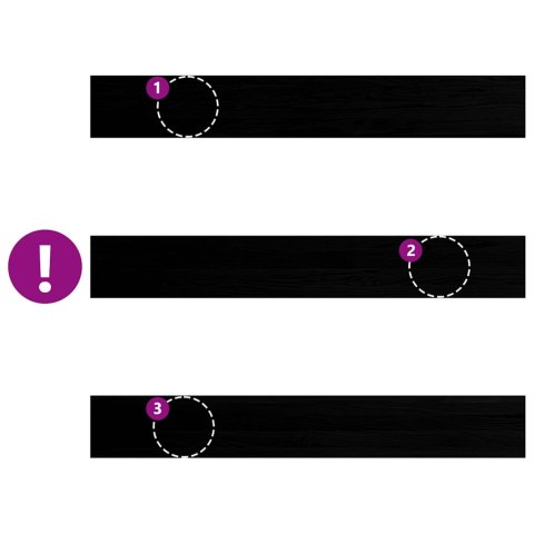 VidaXL Parapety 2 szt., ciemnobrązowy, 140x20x2 cm, lite drewno dębowe