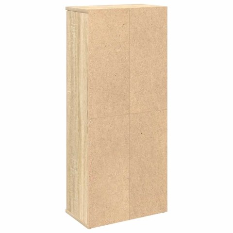 SZAFKA ŁAZIENKOWA Z UCHWYTY NA ROLKI DĄB SONOMA 39X22X90CM