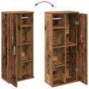 SZAFKA ŁAZIENKOWA Z UCHWYTY NA ROLKI STARE DREWNO 20,5X22X72CM