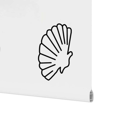 ROLETA PRYSZNICOWA 120X240CM SZEROKOŚĆ TKANINY 116CM