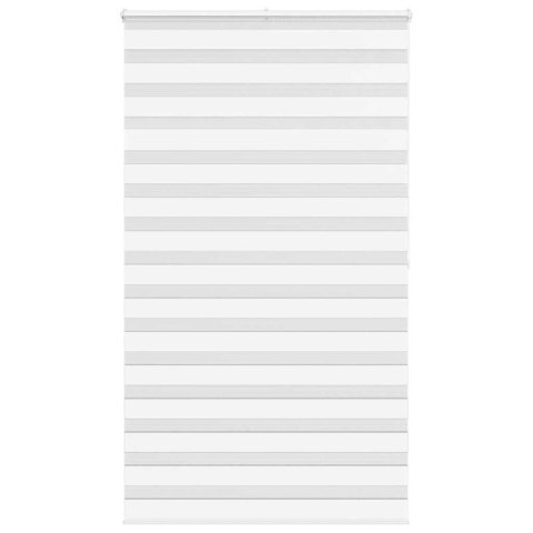 ROLETA ZEBRA BIAŁA SZEROKOŚĆ TKANINY 115,9CM POLIESTER