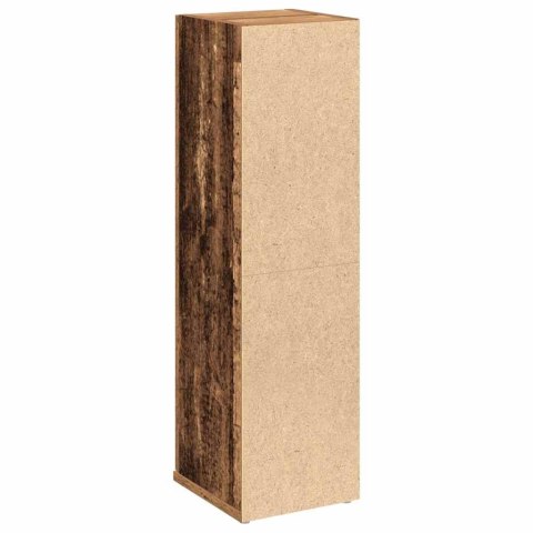 SZAFKA ŁAZIENKOWA Z UCHWYTY NA ROLKI STARE DREWNO 20,5X22X72CM