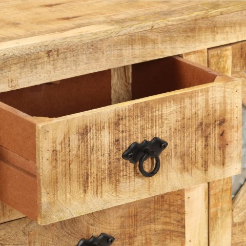 SZAFKA 110X30X74CM SUROWE DREWNO MANGO