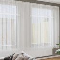 FIRANKA KORONKOWA Z ZASŁONAMI BIAŁY 750X 220CM POLIESTER