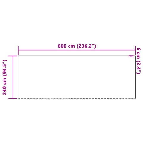 FIRANKA KORONKOWA Z ZASŁONAMI KWIATOWY BIAŁY 600X 240CM POLIESTER