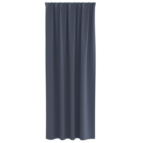 ZASŁONY ZACIEMNIAJĄCE 2 PCS ANTRACYTOWY 245X 140CM POLIESTER