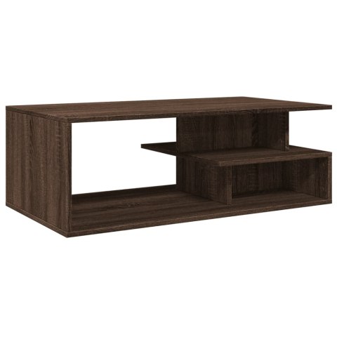 STOLIK KAWOWY BRĄZOWY DĄB 102X55X35CM