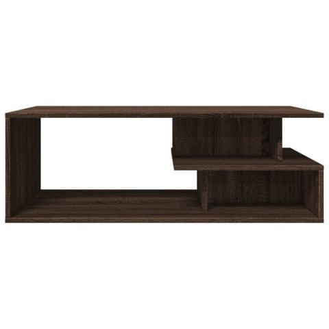 STOLIK KAWOWY BRĄZOWY DĄB 102X55X35CM