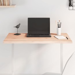 BLAT STOŁU 80X60X2CM SUROWY LITY DĄB Z NATURALNĄ KRAWĘDZIĄ