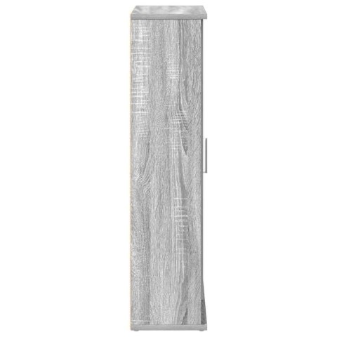 SZAFKA ŁAZIENKOWA Z UCHWYTY NA ROLKI SZARY SONOMA 20,5X22X72CM