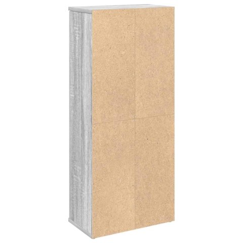 SZAFKA ŁAZIENKOWA Z UCHWYTY NA ROLKI SZARY SONOMA 20,5X22X72CM