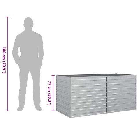 DONICA DO PODWYŻSZONEJ GRZĄDKI 160X80X77CM STAL