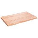 BLAT DO ŁAZIENKI JASNOBRĄZOWY 80X50X(2-4)CM LITE DREWNO