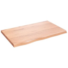 BLAT DO ŁAZIENKI JASNOBRĄZOWY 80X50X(2-4)CM LITE DREWNO