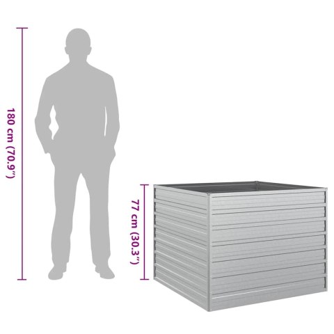 DONICA DO PODWYŻSZONEJ RABATY 100X100X77CM STAL GALWANIZOWANA