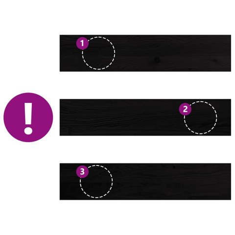 PARAPETY 2 SZT. CIEMNOBRĄZOWY 70X15X2CM LITE DREWNO DĘBOWE